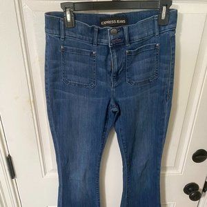 Express Bell Flare Mid-Rise Jean – Size 6R